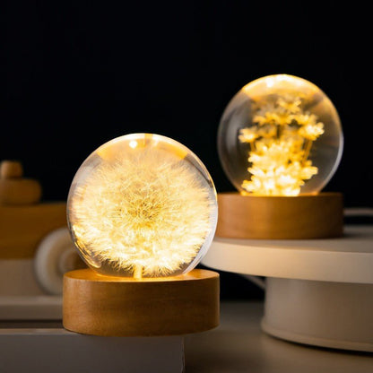 KristallKugel Kristallen Bollamp | Decoratieve Glasbol voor Meditatie, Spirituele Praktijken & Interieurdecoratie