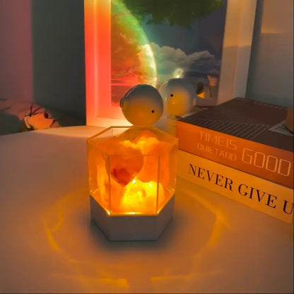 SaltLuxe | Stralende & Luxe Zoutsteen Lamp