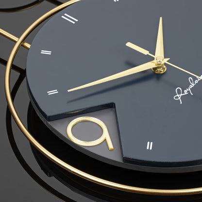 Ornari | Moderne Gouden Metalen Wandklok
