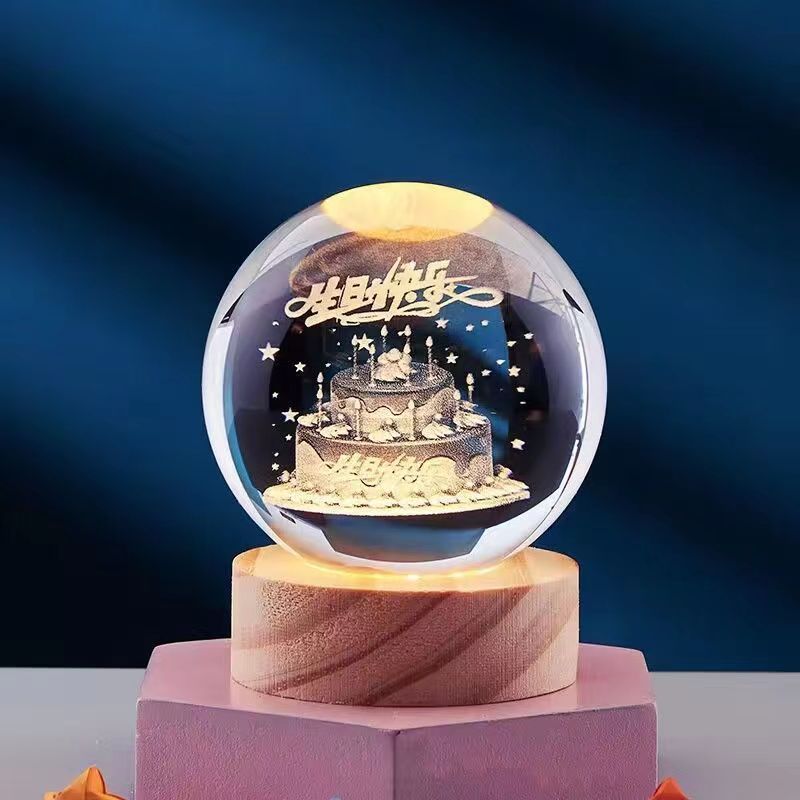 Light magic | 3D LED tafellamp met fascinerend ontwerp