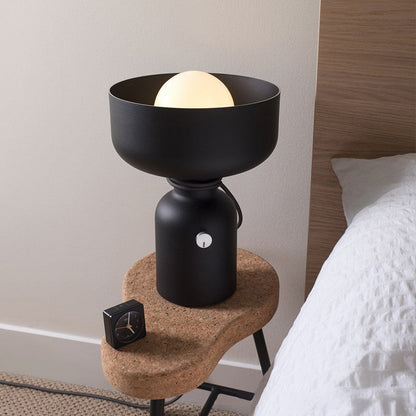 EisBlüte Scandinavische LED Tafellamp | Elegante Nordic Lamp met Vorstglas & Warm Licht voor Woonkamer & Slaapkamer
