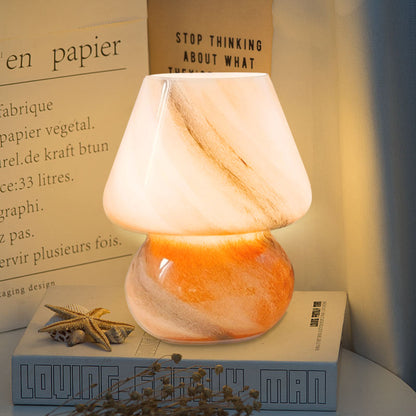 MushHue Marmeren Paddenstoel Tafellamp | Stijlvolle LED Tafellamp met Luxe Design voor Woonkamer & Slaapkamer