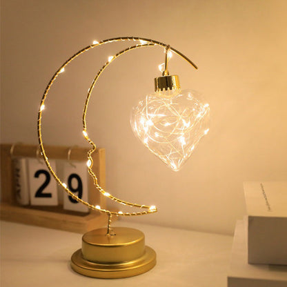 Starlight Dream Nachtlampje | LED Bedlamp met Maan- & Sterrenprojector, USB Oplaadbaar voor Slaapkamer & Kinderen