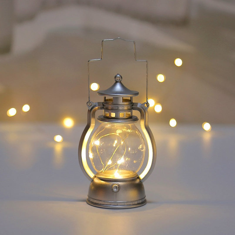 Elegante Vintage Hanglamp | Draadloze Batterijlamp met LED, Retro Design voor Binnen & Buiten
