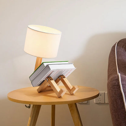 HolzFlex | Aanpasbare houten bureaulamp