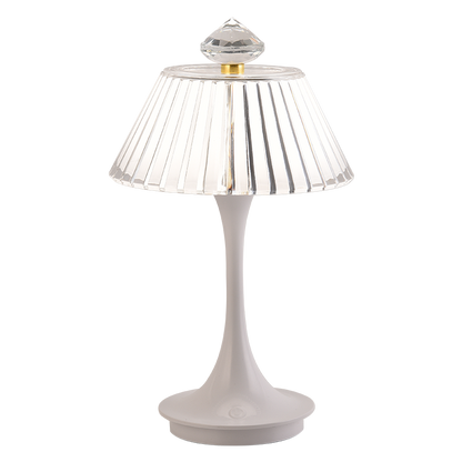 Elegante kristallen touch lamp | Draadloze bediening voor stijlvol wonen met modern licht