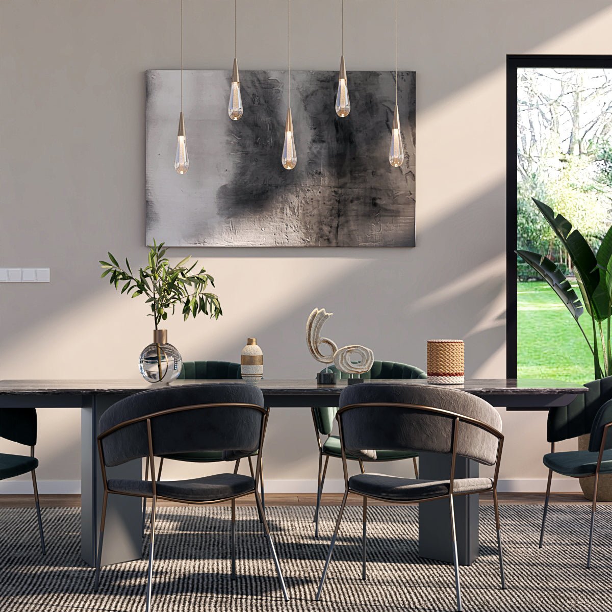 HaloDrop Hanglamp – Minimalistisch & Verstelbaar Design