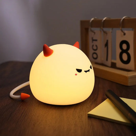 Red Little Devil Silicone Night Light