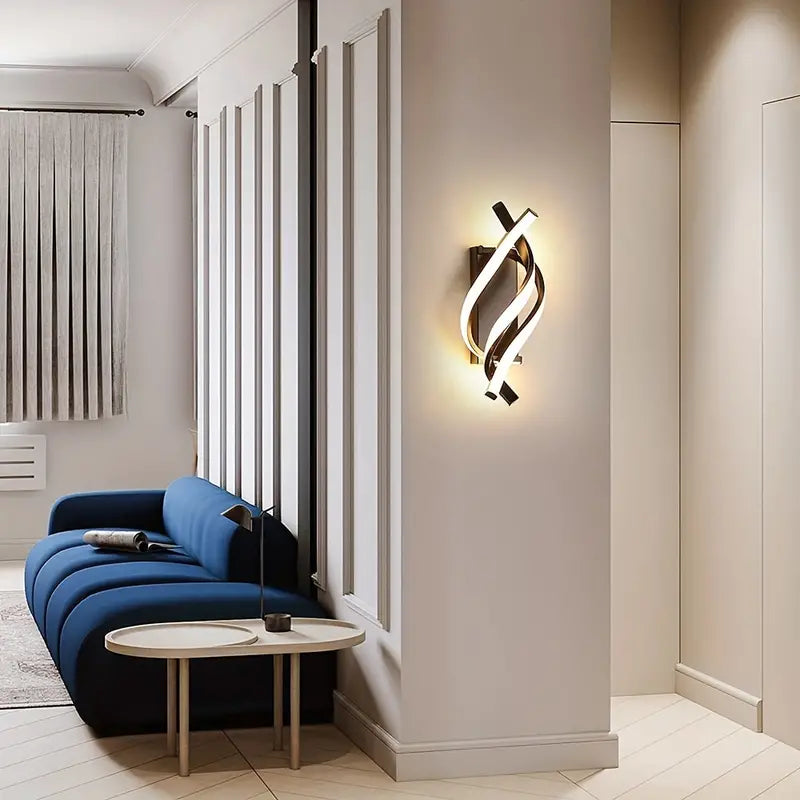 BrillianceBeam | Moderne en minimalistische spiraal wandlamp