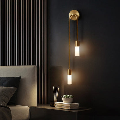 BrightGold | Elegante LED wandlamp met dubbel licht
