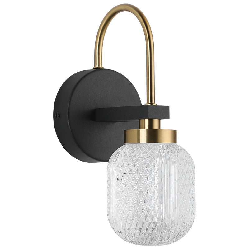 GoldShade | Stijlvolle wandlamp in zwart en goud