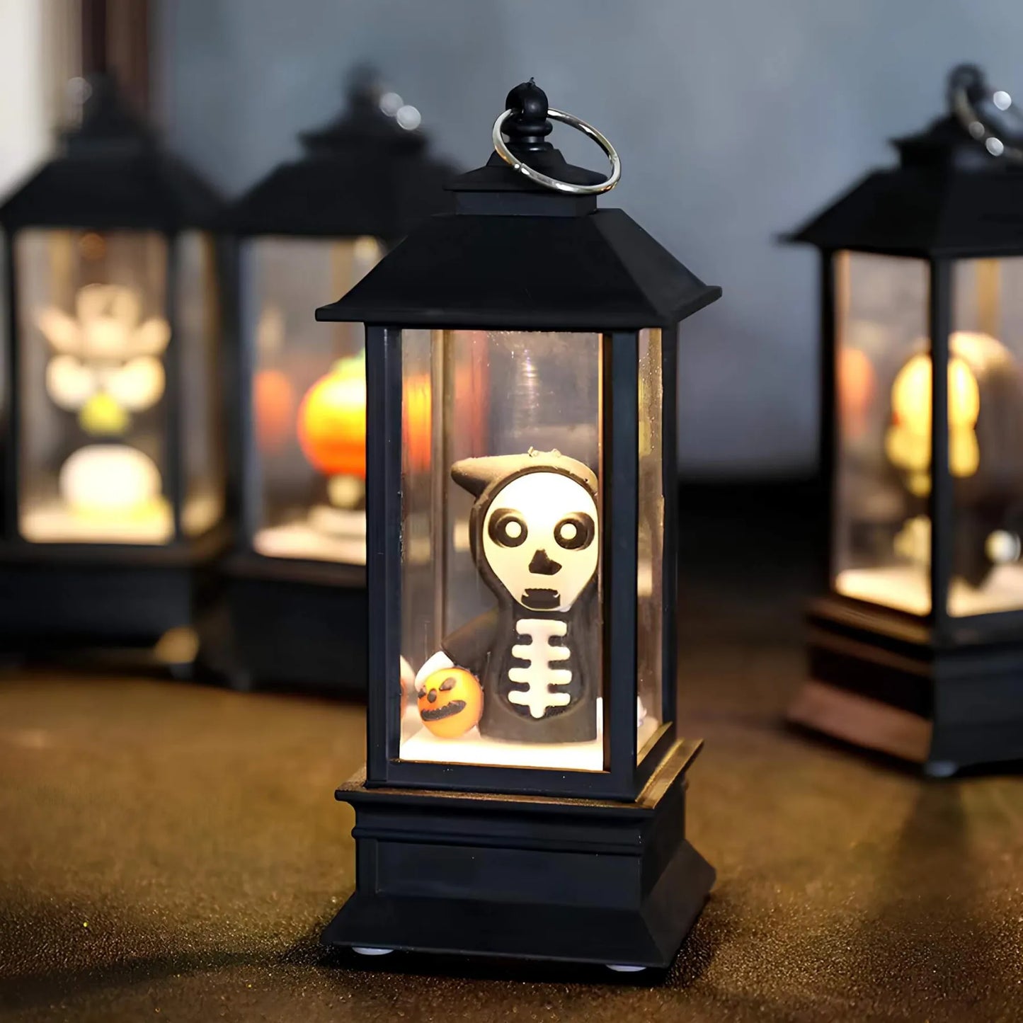 Uil spook pompoen lantaarn - Halloween decoratie