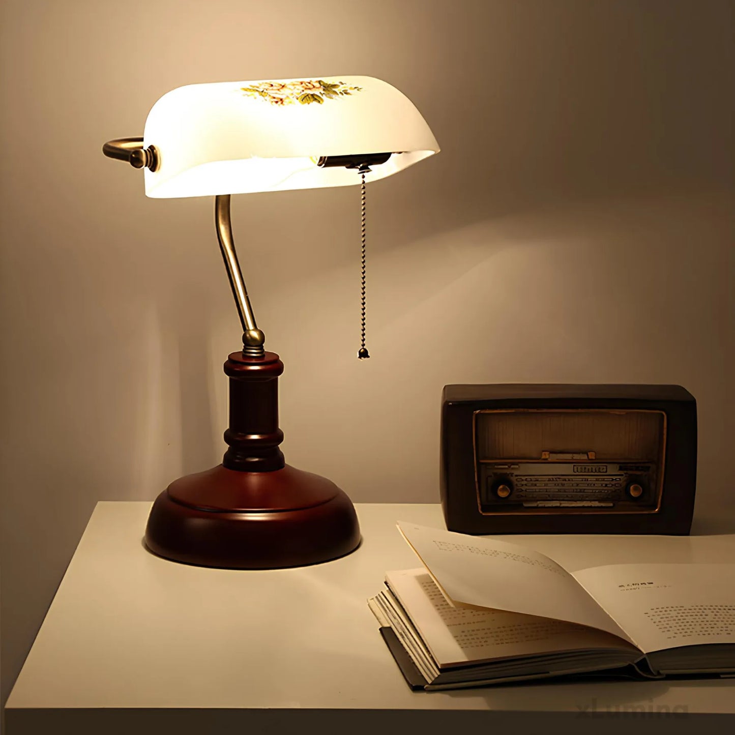 EvoLicht - Vintage halfronde tafellamp