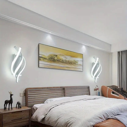 BrillianceBeam | Moderne en minimalistische spiraal wandlamp