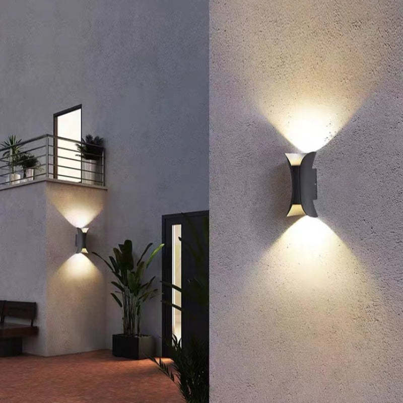 Buiten Waterdichte LED Aluminium Wandlamp
