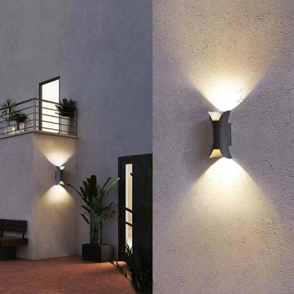 Buiten Waterdichte LED Aluminium Wandlamp