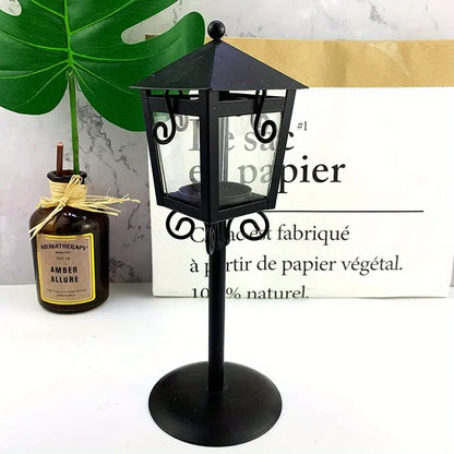 VintageCharm | Elegante metalen kaarsenhouder voor nostalgische accenten