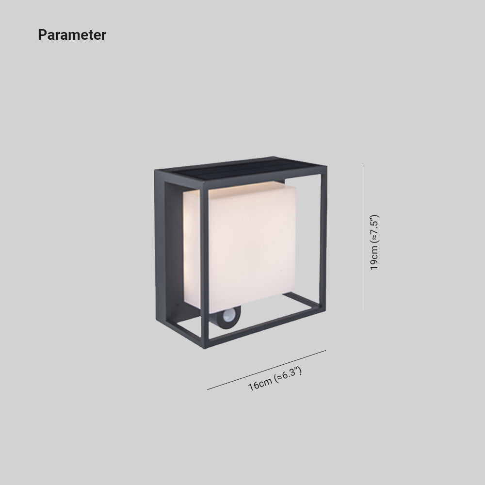 EcoSquare | Rechthoekige buitenwandlamp