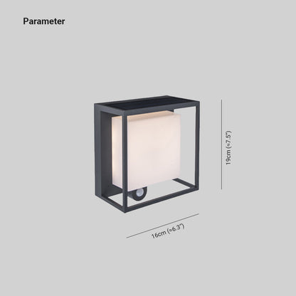 EcoSquare | Rechthoekige buitenwandlamp