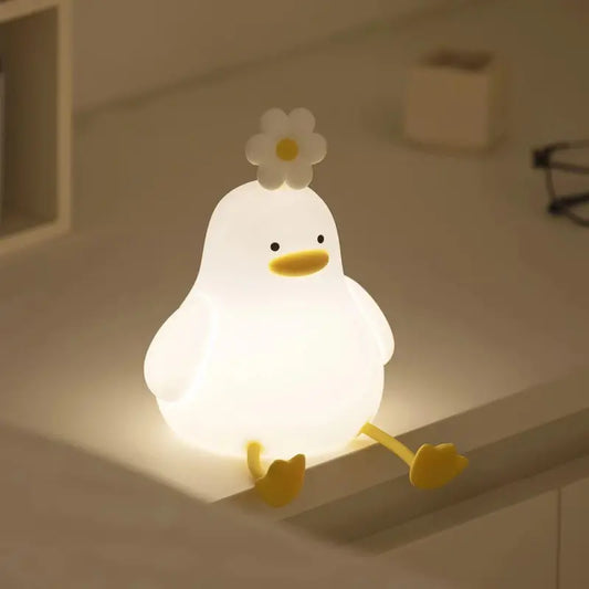 Flower Duck Touch Bedside Lamp