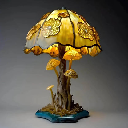 FantasyLamp | Mooie en rustgevende tafellamp van gekleurd glas