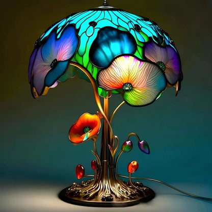 FantasyLamp | Mooie en rustgevende tafellamp van gekleurd glas