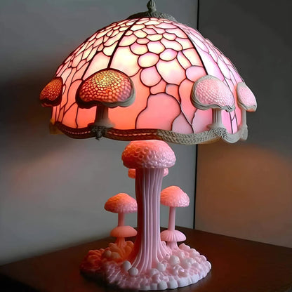 FantasyLamp | Mooie en rustgevende tafellamp van gekleurd glas