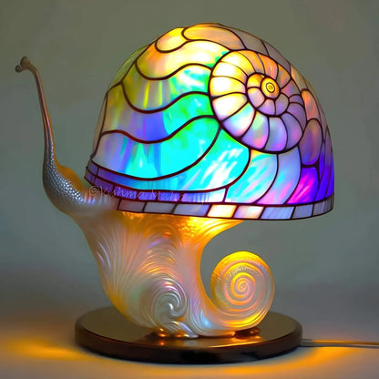 FantasyLamp | Mooie en rustgevende tafellamp van gekleurd glas