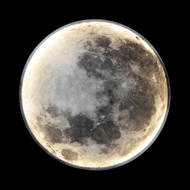 LunarGlow | Elegante LED maanlicht wandlamp