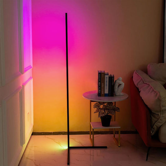 ÖkoGlühen | Elegante Slimme LED vloerlamp met milieuvriendelijke technologie en spraakbesturing