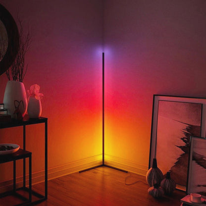 ÖkoGlühen | Elegante Slimme LED vloerlamp met milieuvriendelijke technologie en spraakbesturing