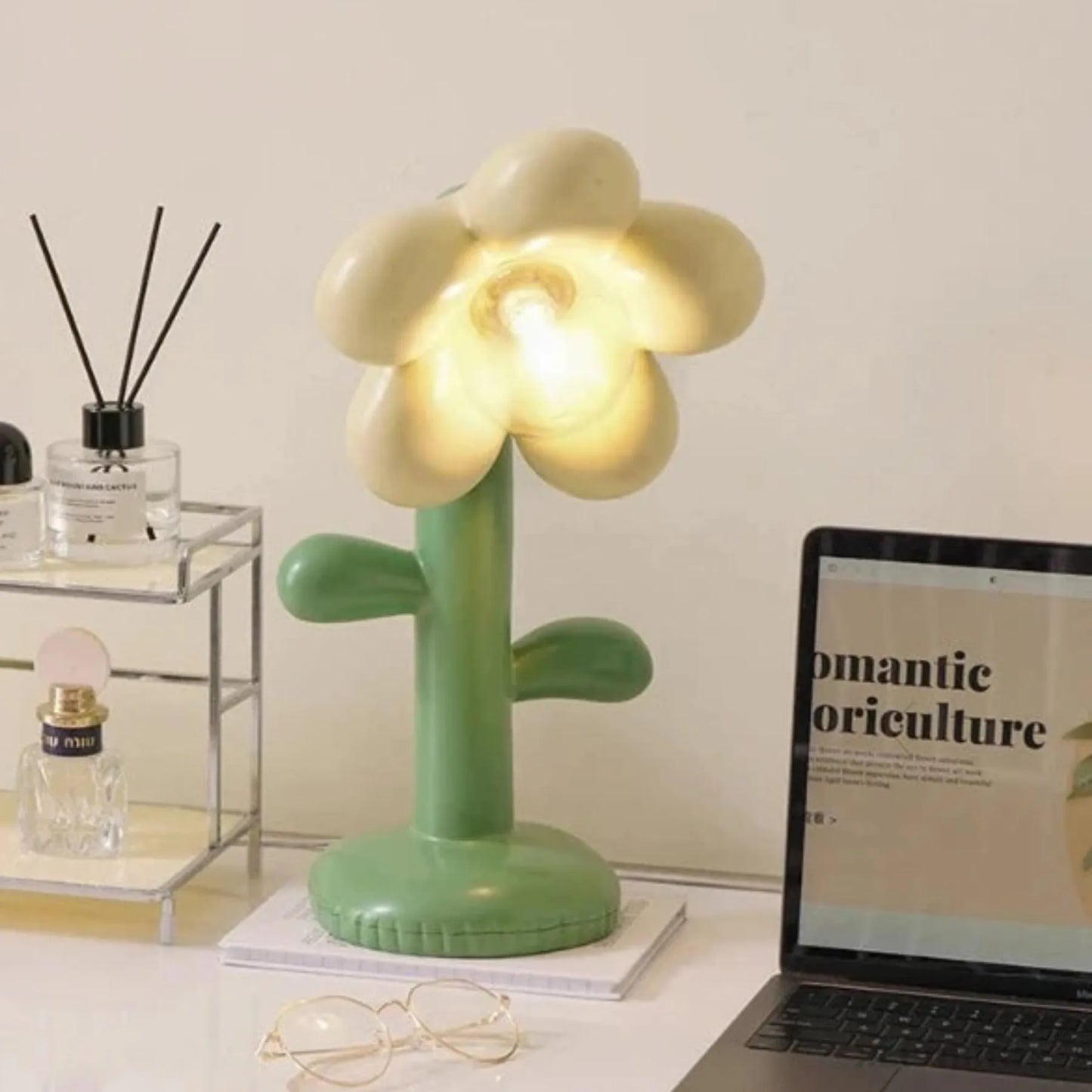FloralRadiance - Gloeilamp tafellamp