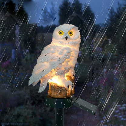 Owl | Uil Beeld Tuinverlichting en Decoratie (2-Pack)