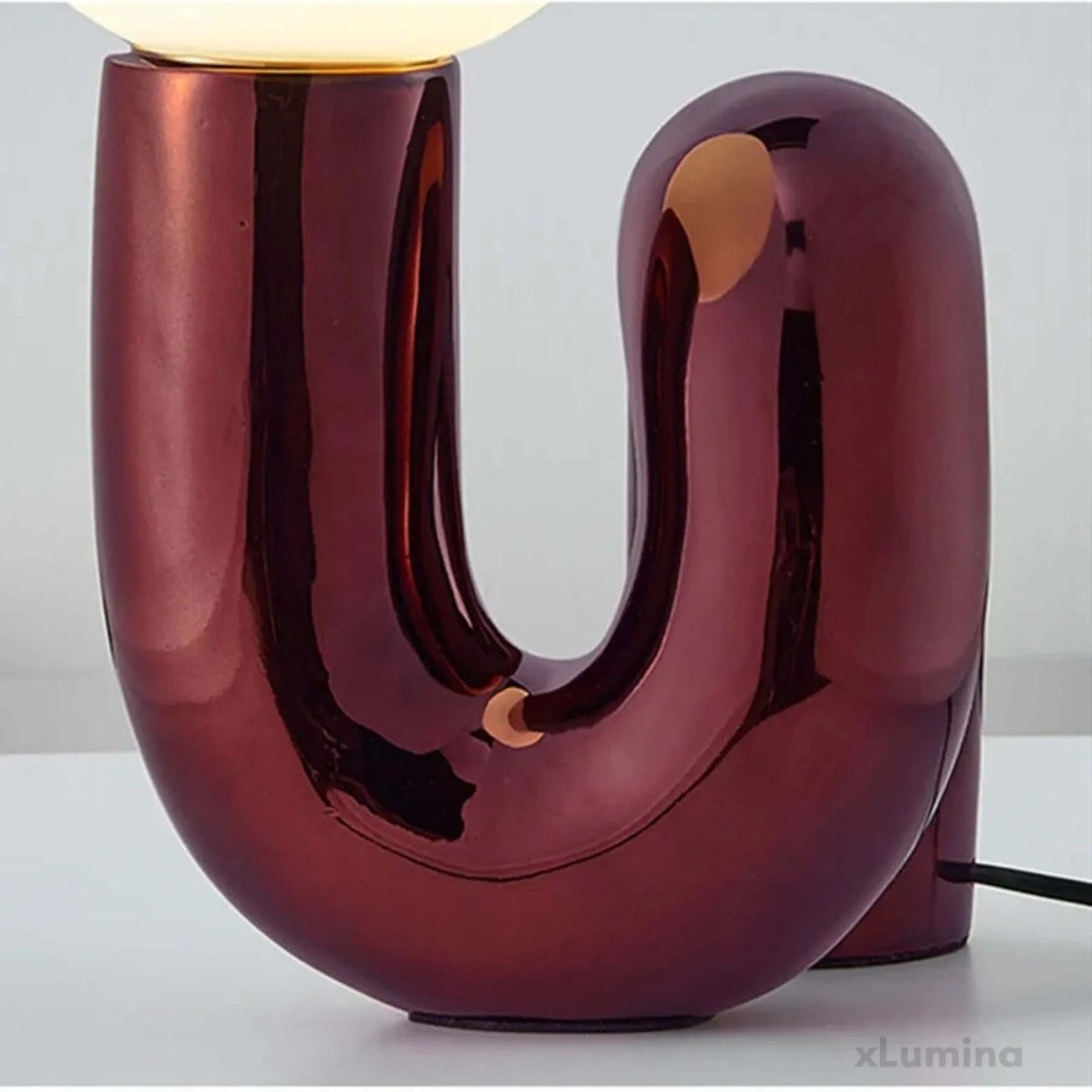 GlassSphere - Moderne glazen bol tafellamp