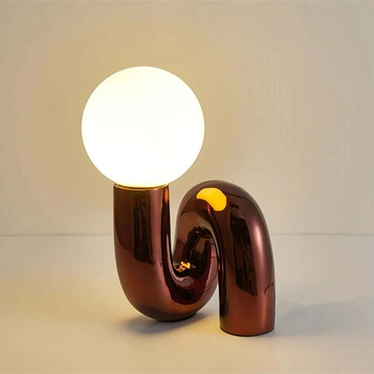 GlassSphere - Moderne glazen bol tafellamp