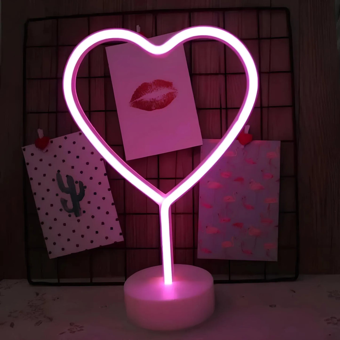 GlimmerNeon - Neon lichtbord tafellamp