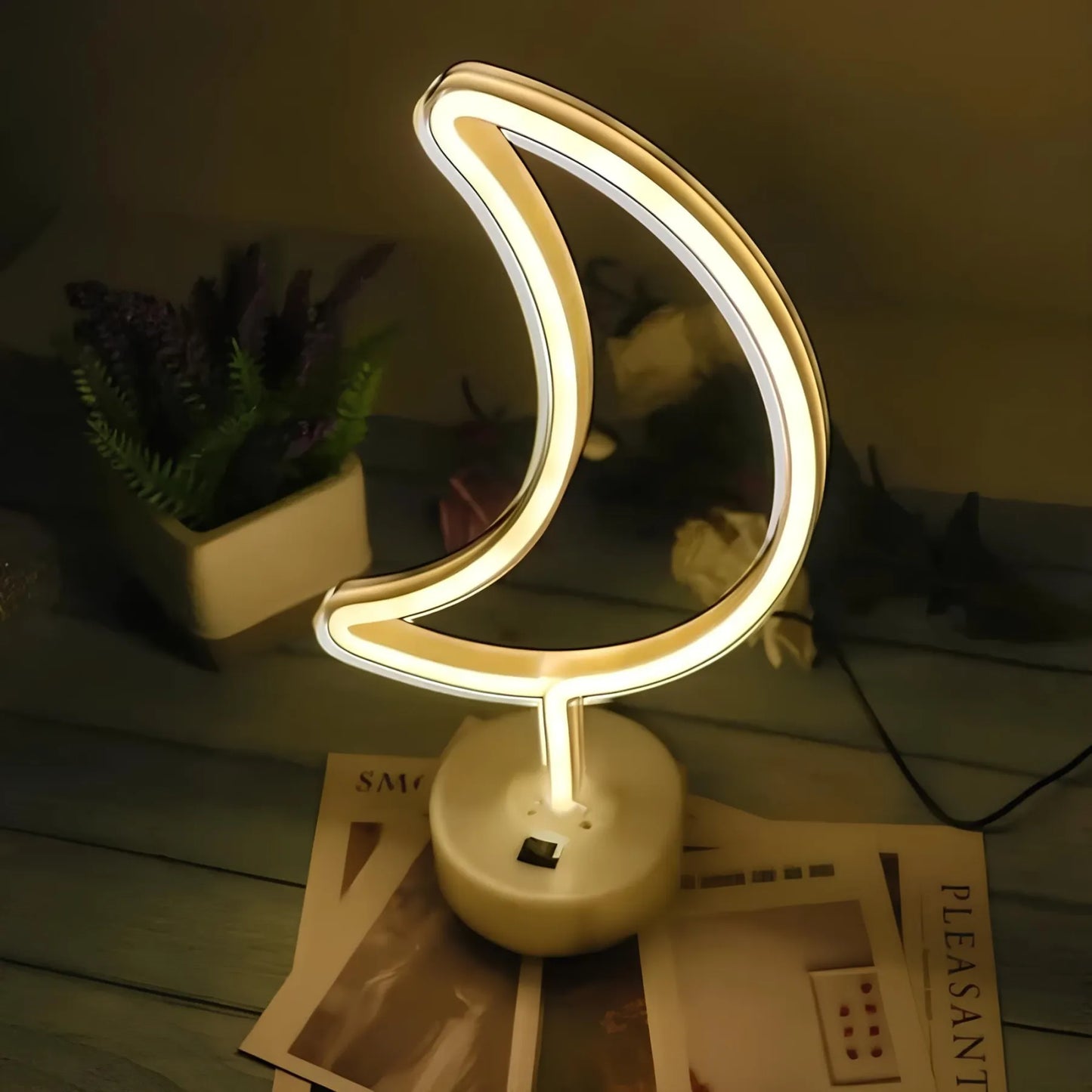 GlimmerNeon - Neon lichtbord tafellamp