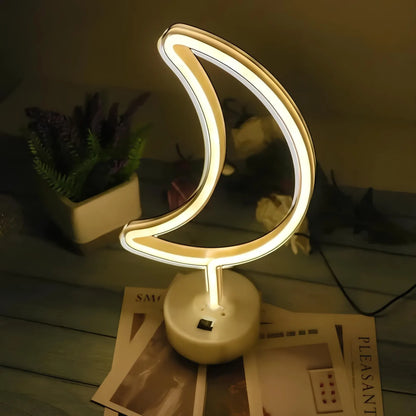 GlimmerNeon - Neon lichtbord tafellamp