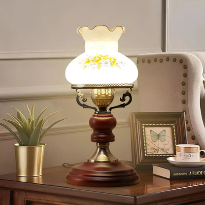 GlowSophie - Roodbruine urn tafellamp