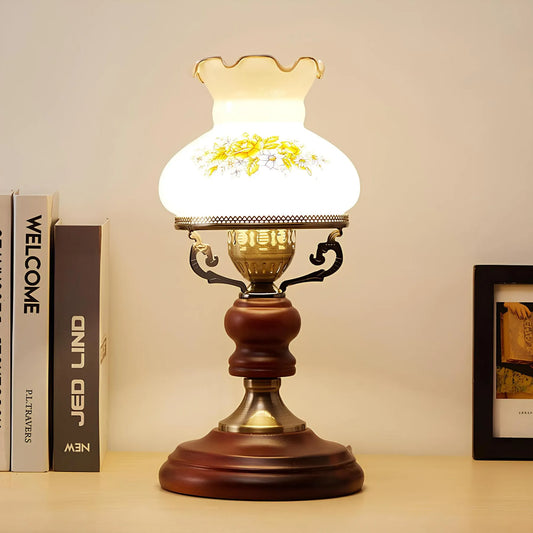 GlowSophie - Roodbruine urn tafellamp