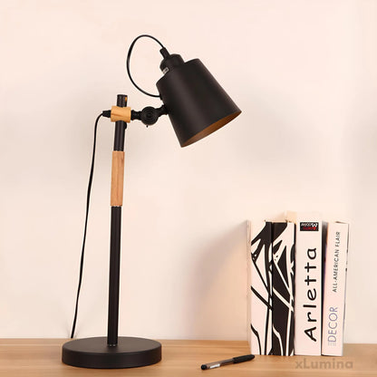 GlowZoë - Industrieel metalen emmer bedlampje