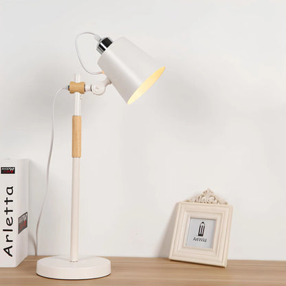 GlowZoë - Industrieel metalen emmer bedlampje
