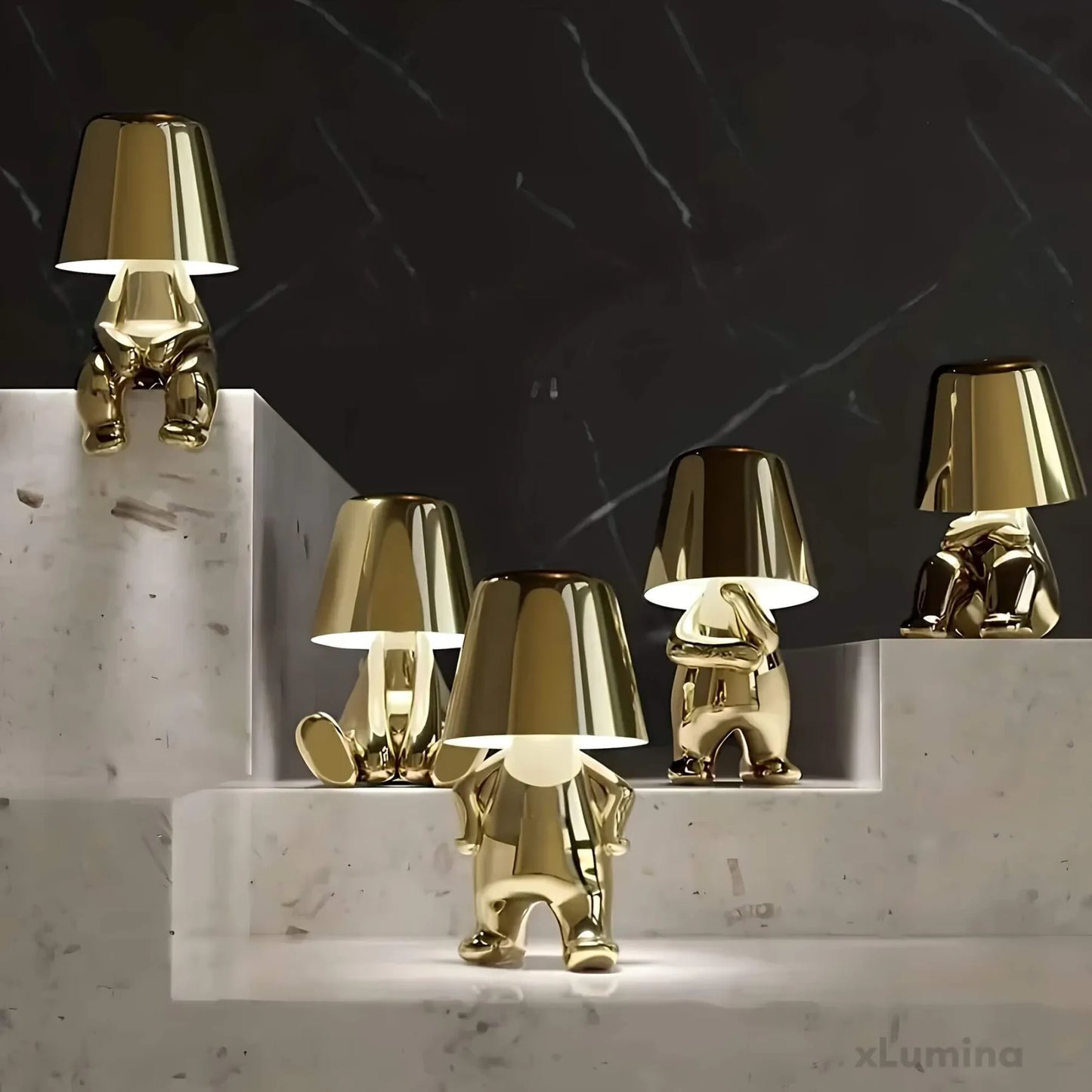 GoldenGrace - Elegante gouden tafellamp