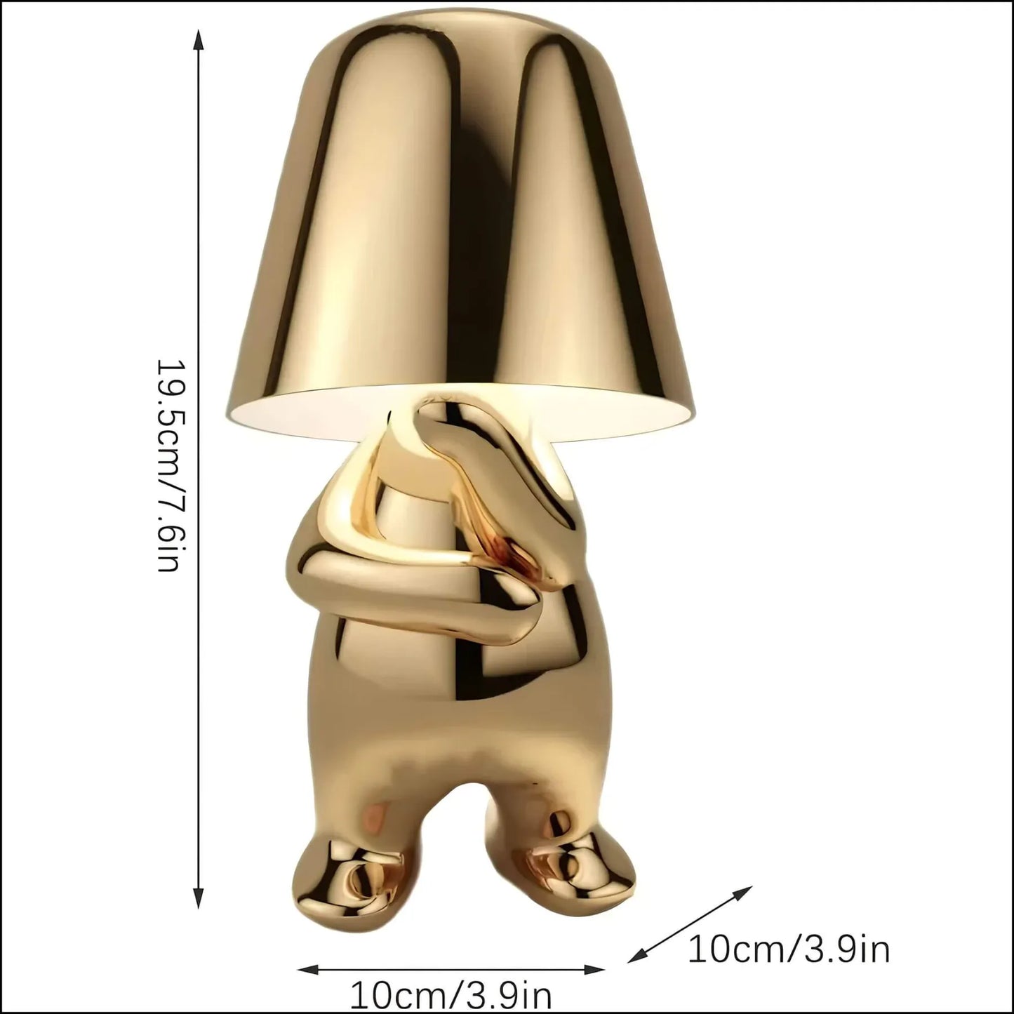 GoldenGrace - Elegante gouden tafellamp