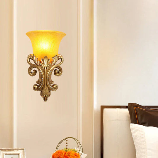 GoldenHour | Luxueuze wandlamp in koloniale stijl