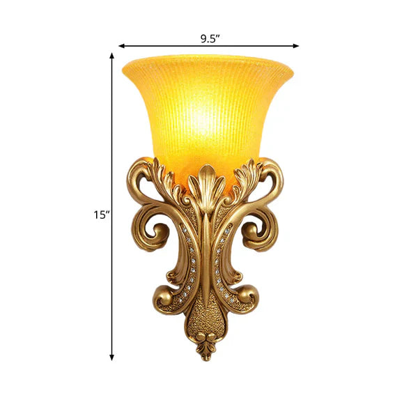 GoldenHour | Luxueuze wandlamp in koloniale stijl