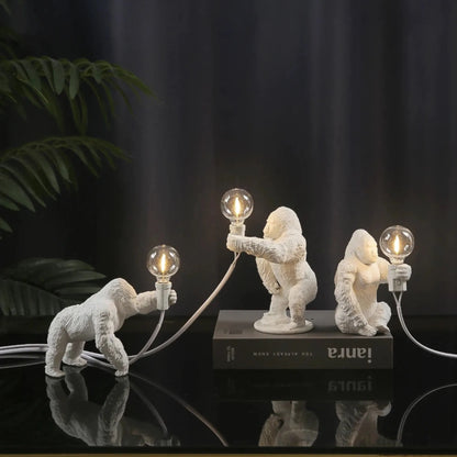 Gorilla Glow - Gorilla-dieren tafellamp