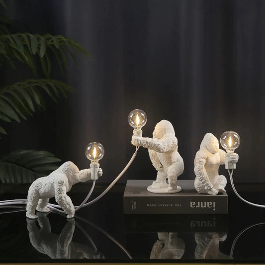 Gorilla Glow - Gorilla-dieren tafellamp