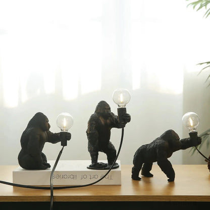 Gorilla Glow - Gorilla-dieren tafellamp