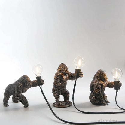 Gorilla Glow - Gorilla-dieren tafellamp